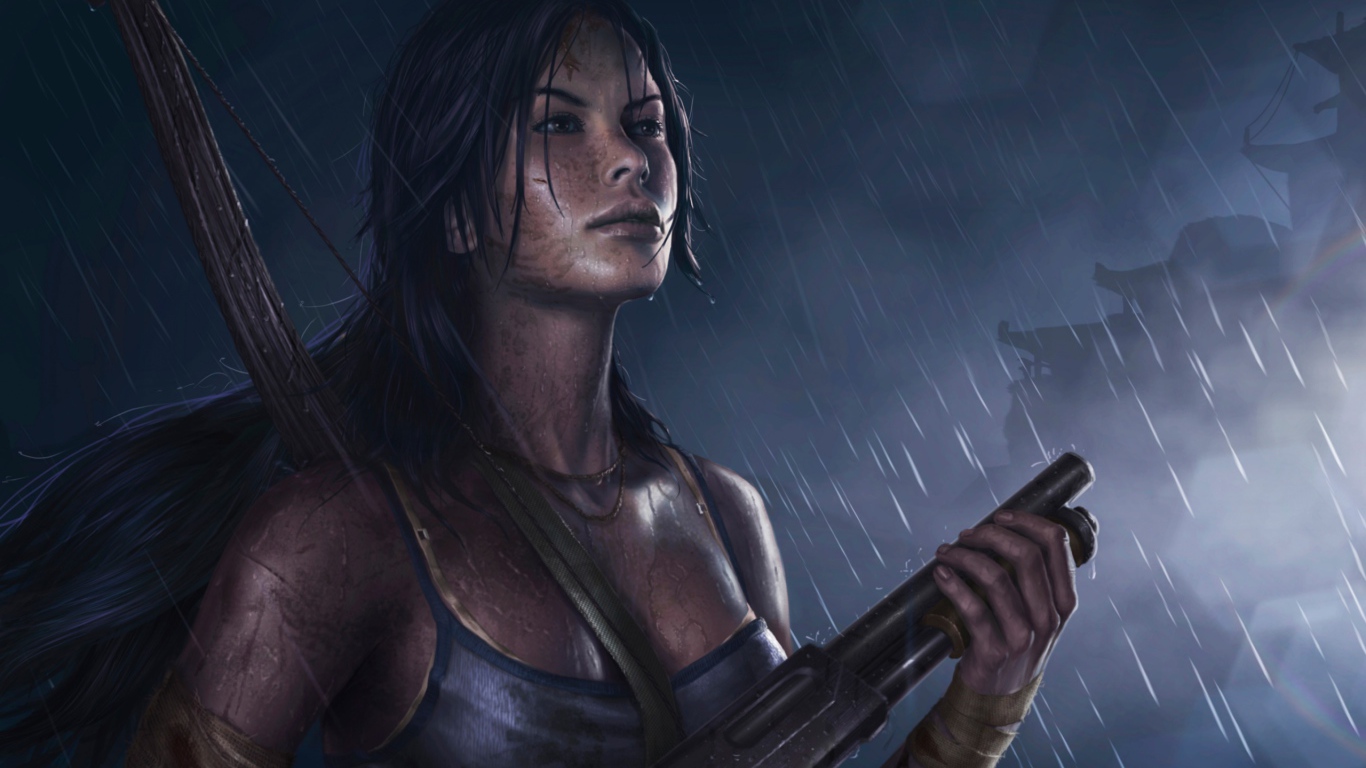 Томб Райдер искусство возрождения