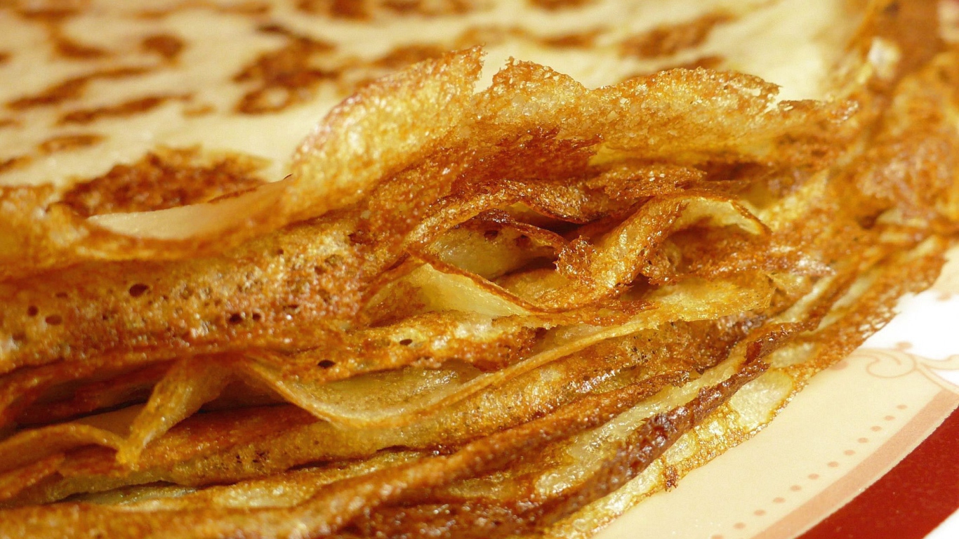 Румяные блины на Масленицу