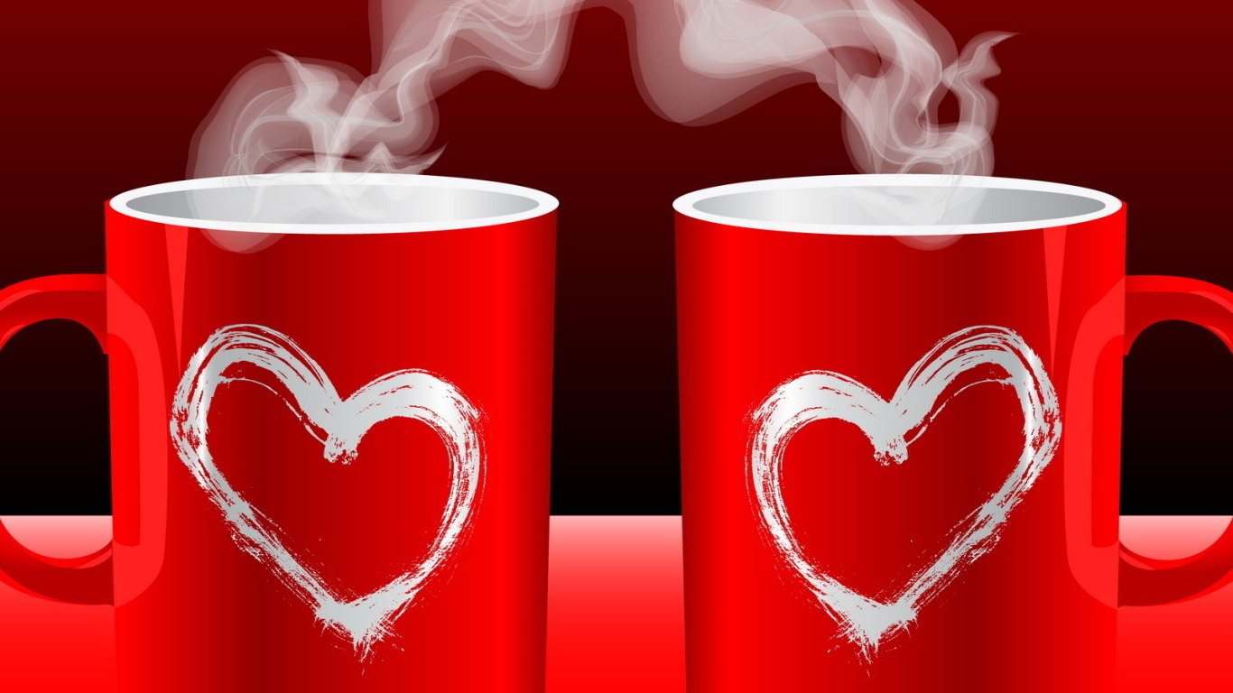 Чашки для влюбленных