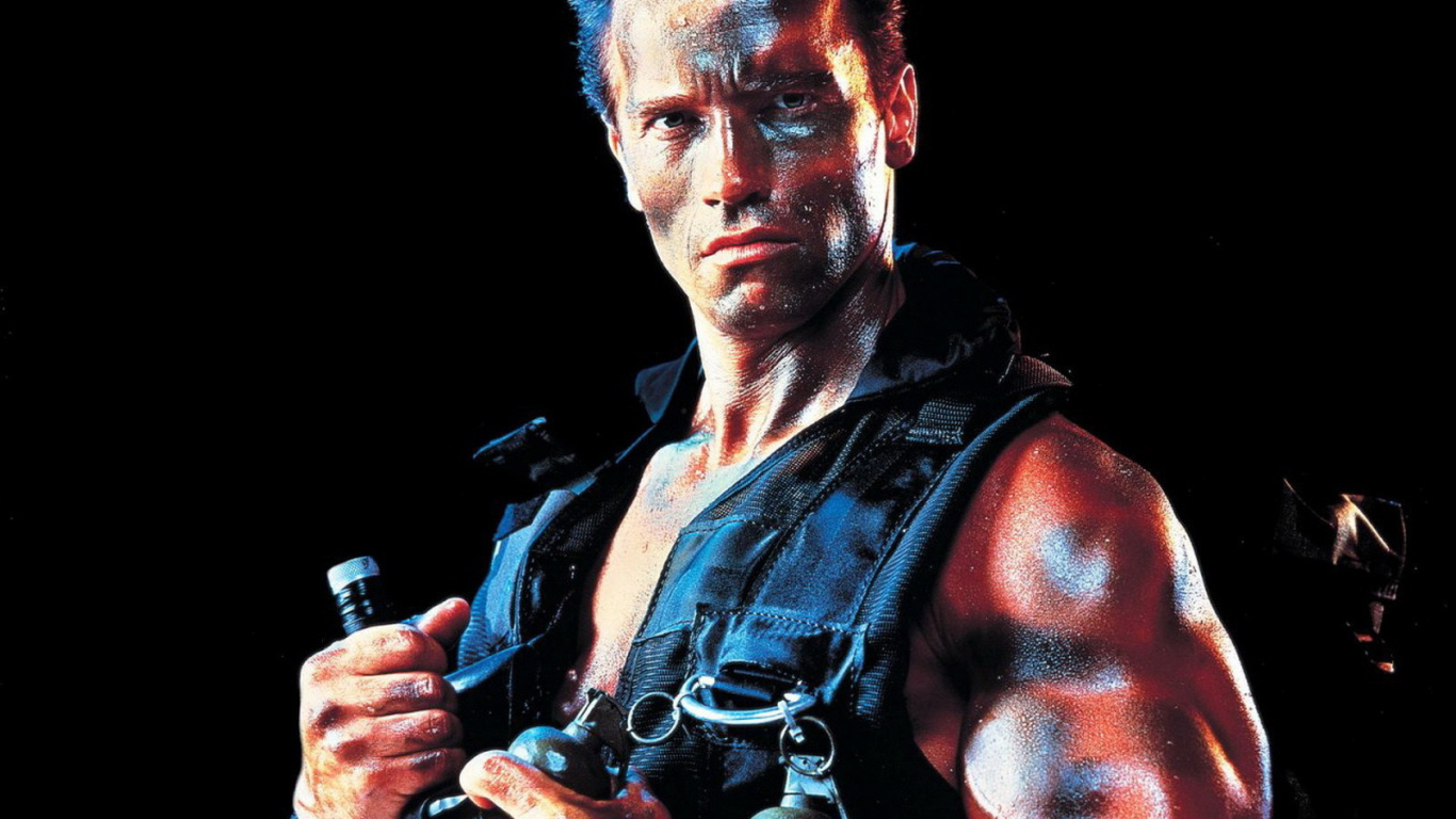 Arnold Schwarzenegger in film COmmandos
