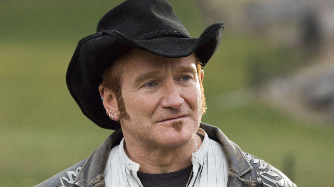 Робин Уильямс в шляпе