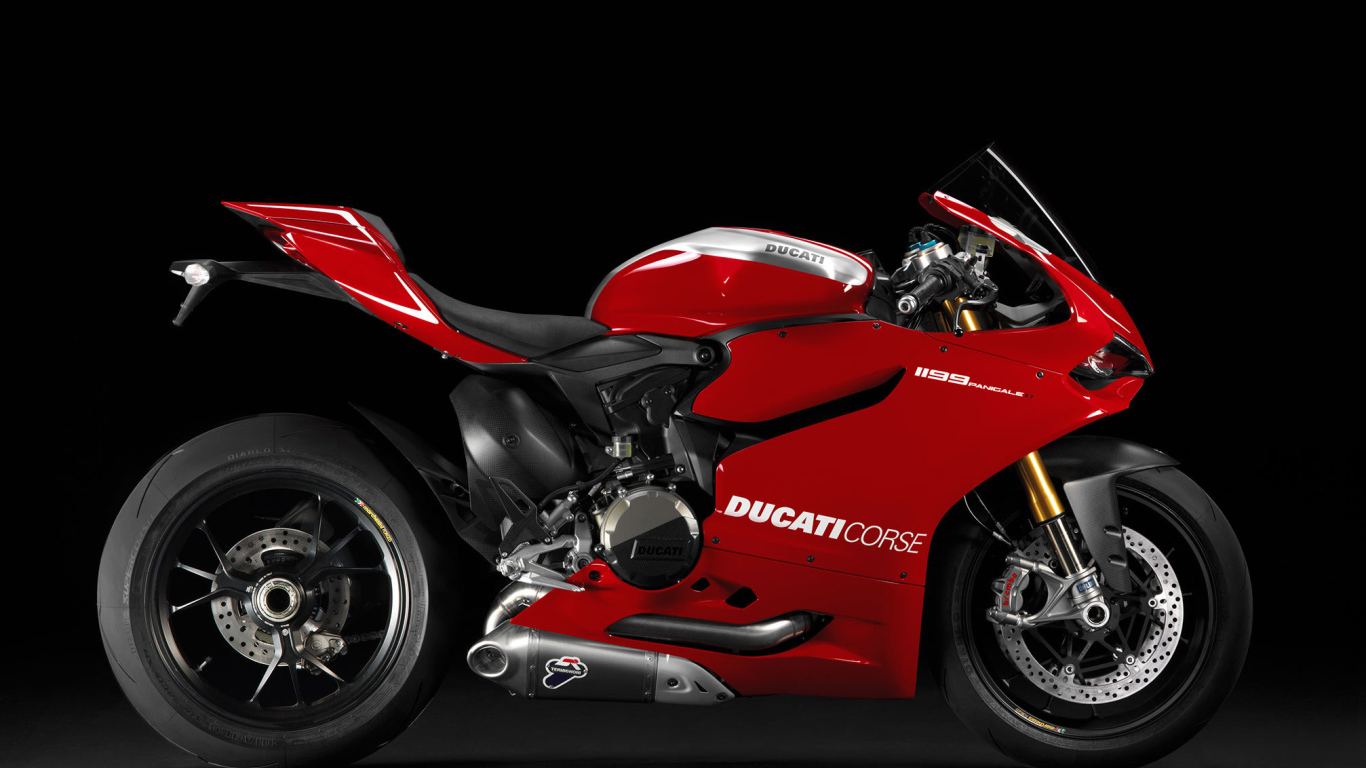 Красивый мотоцикл Ducati Superbike 1199 Panigale