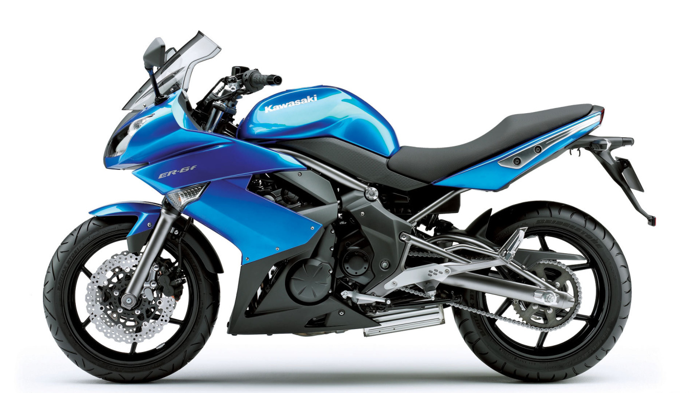Красивый мотоцикл Kawasaki ER-6f