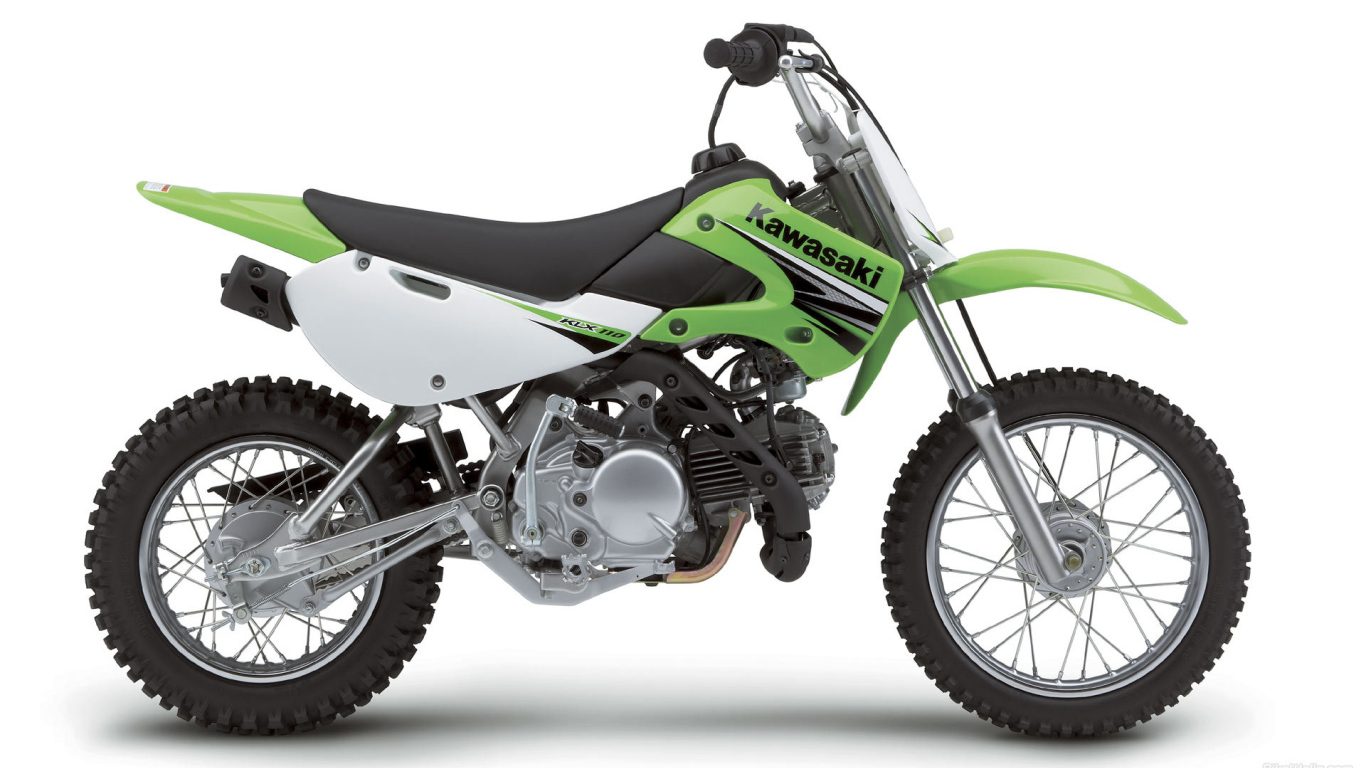 Красивый мотоцикл Kawasaki KLX 110