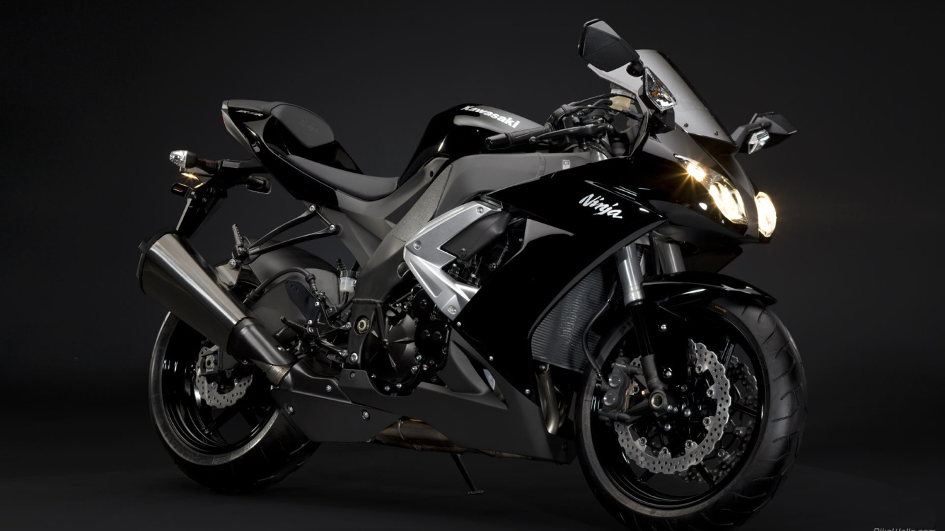 Красивый мотоцикл Kawasaki Ninja ZX-10R