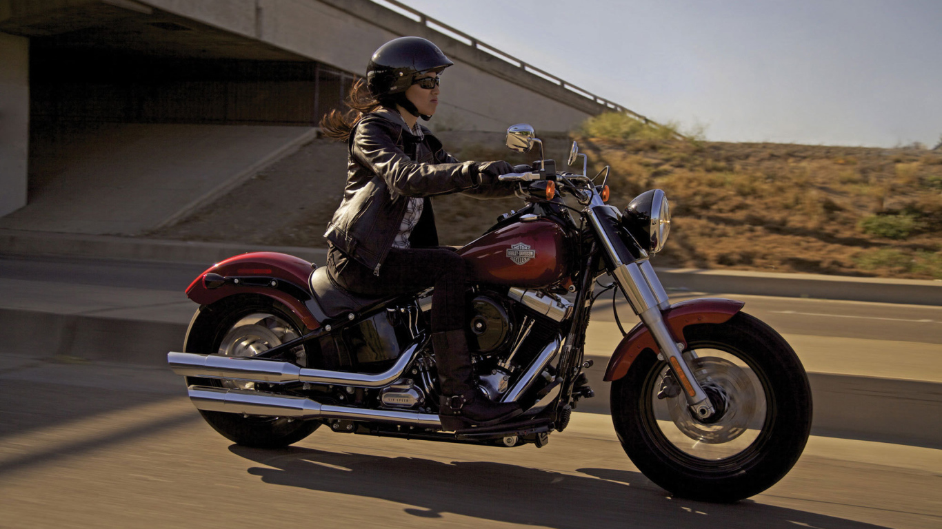 Красивый мотоцикл в москве Harley-Davidson Softail Blackline