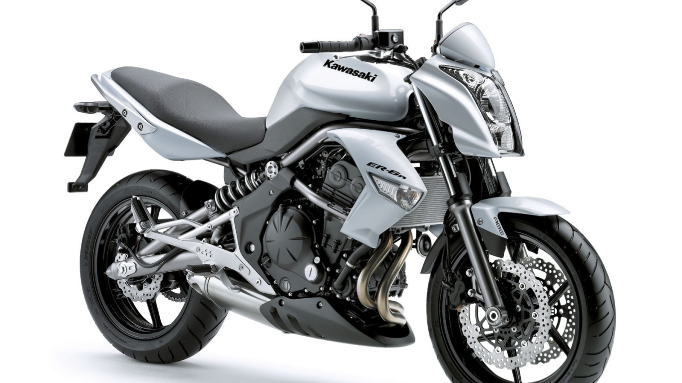 Мотоцикл модели Kawasaki ER-6n