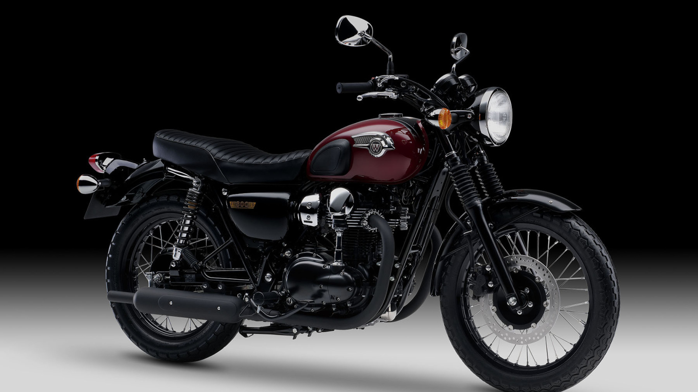Мотоцикл модели Kawasaki W 800
