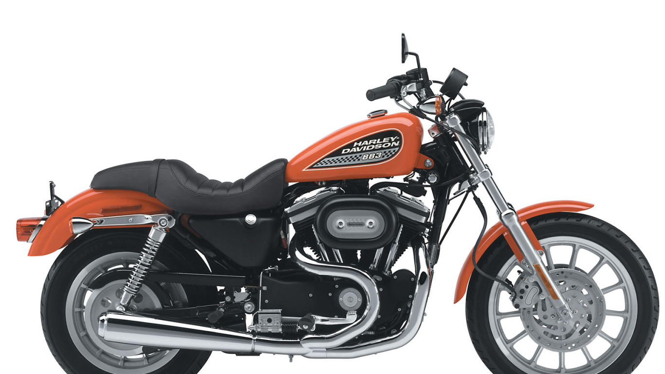 Быстрый мотоцикл Harley-Davidson XL 883R Sportster Roadster