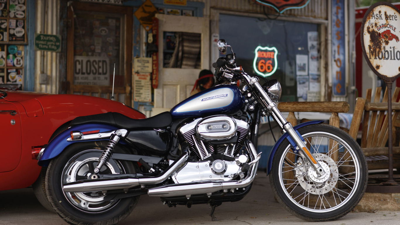 Невероятный мотоцикл Harley-Davidson XL 1200C Sportster Custom