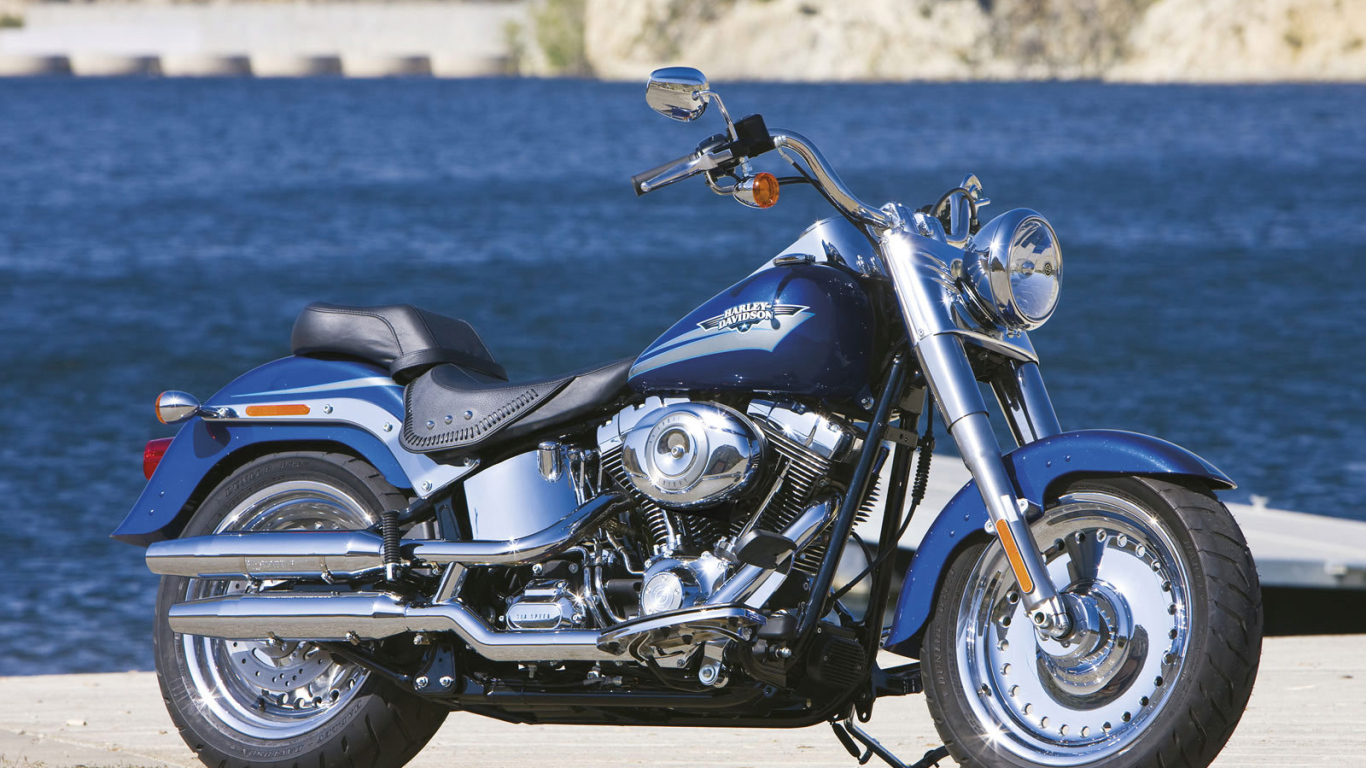 Мотоцикл модели Harley-Davidson Fat Boy