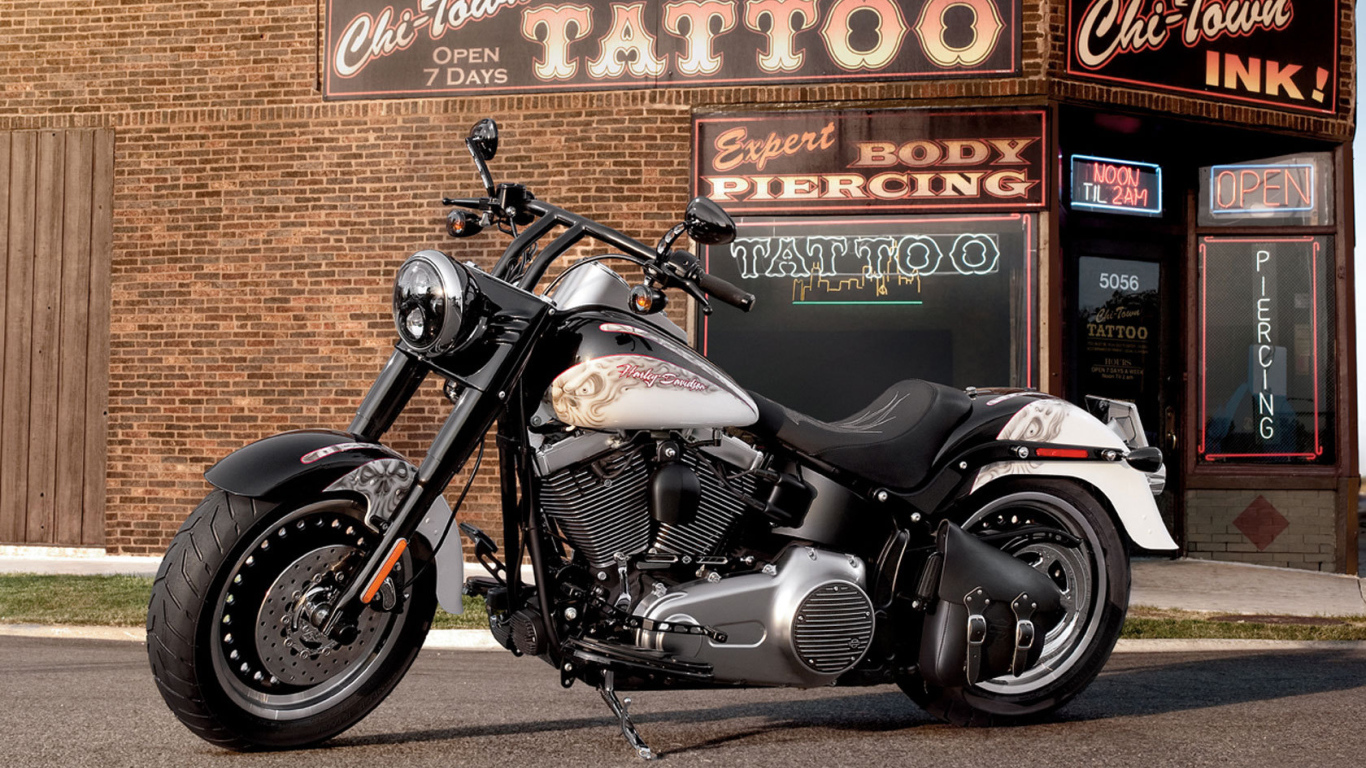 Новый мотоцикл Harley-Davidson Fat Boy