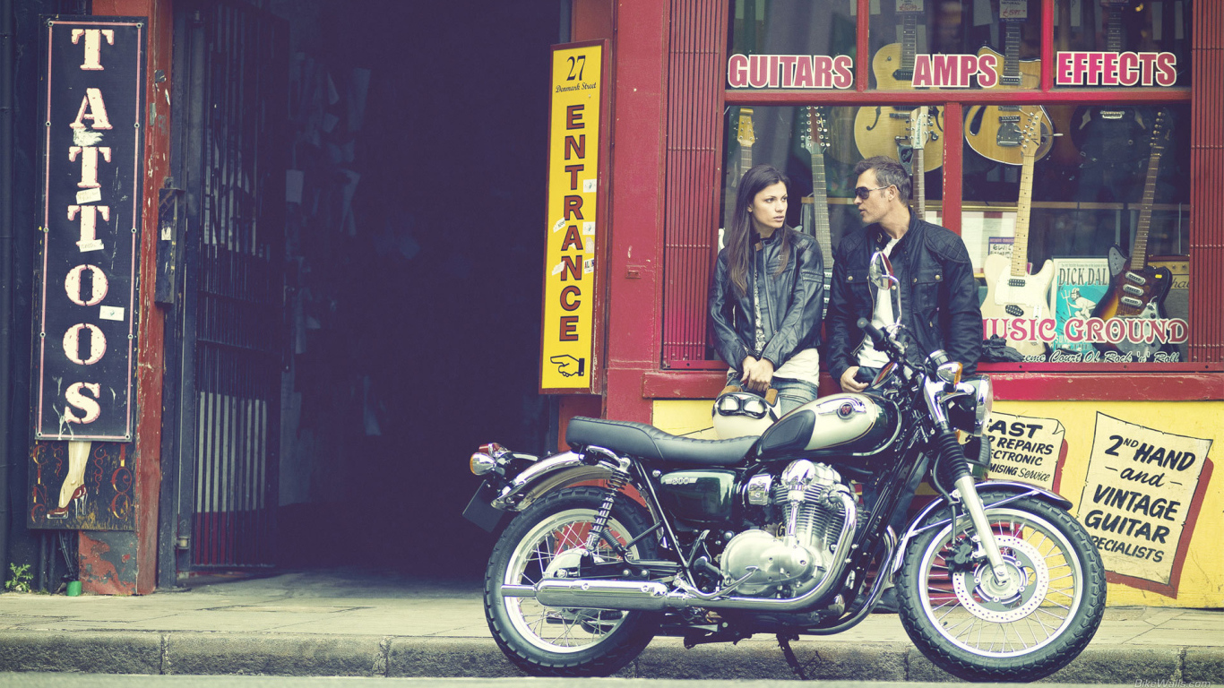 Надежный мотоцикл Kawasaki W 800