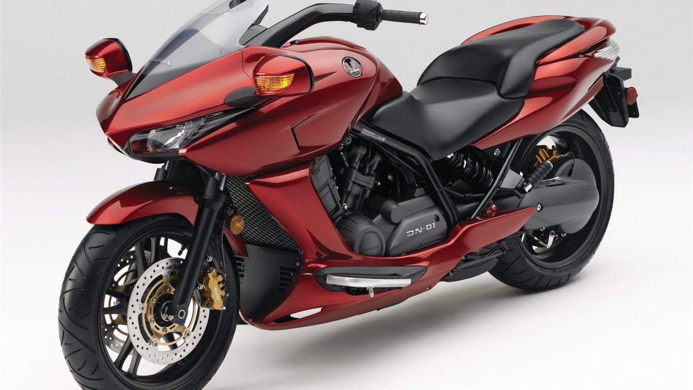 Красный мотоцикл Honda DN 01