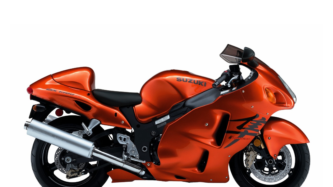 Красный Suzuki hayabusa gsx 1300