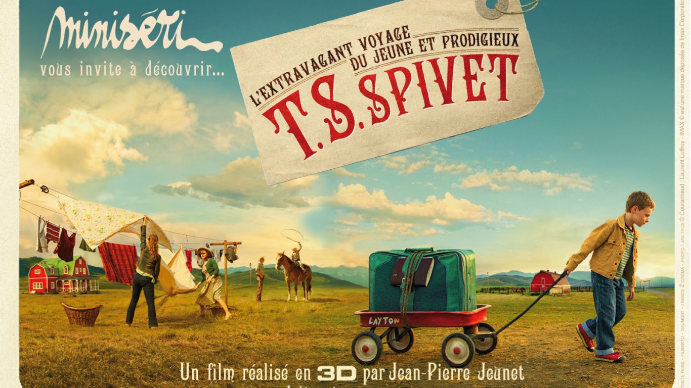 Постер фильма Невероятное путешествие мистера Спивета 2014