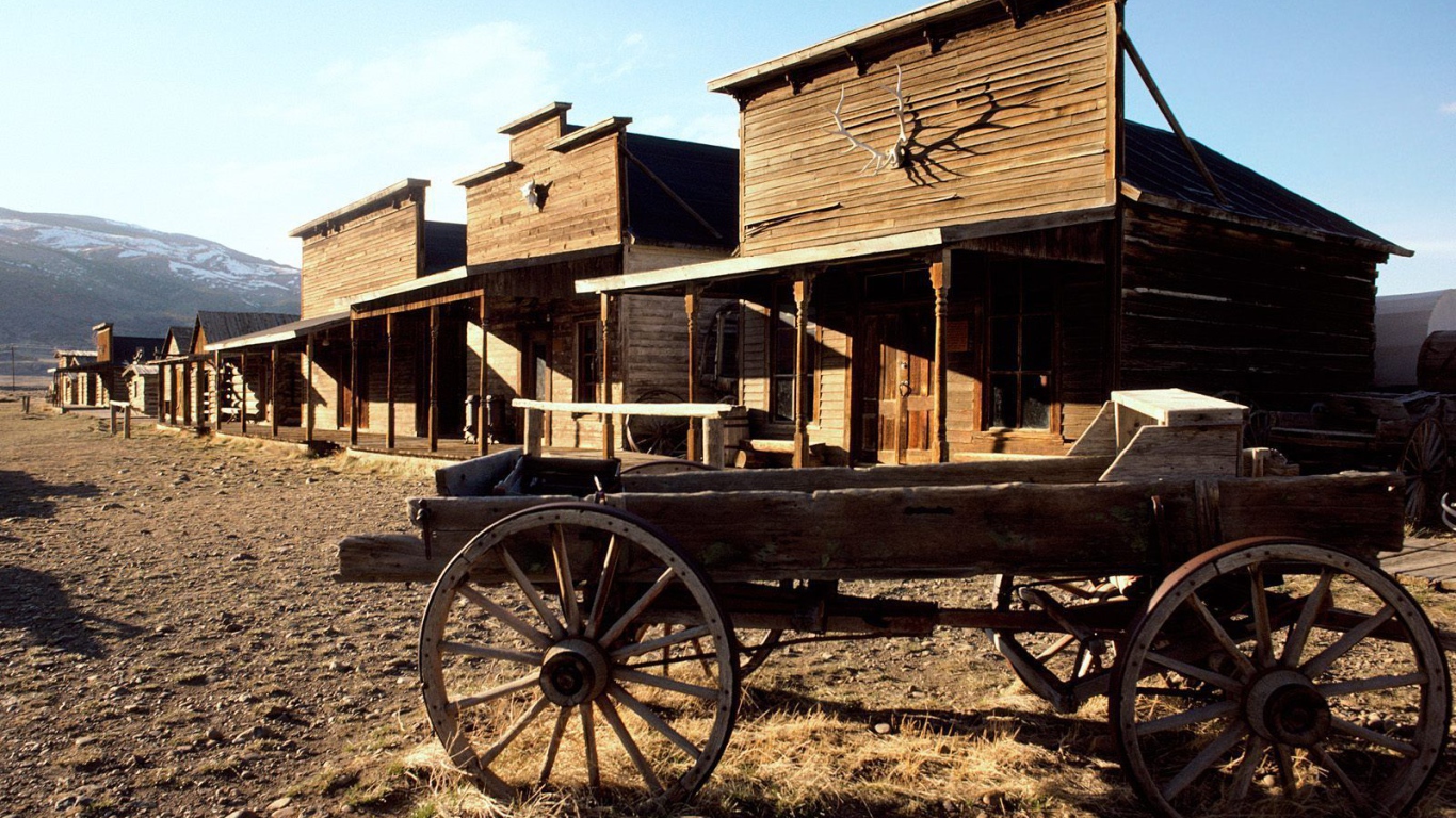 Деревня из вестерна