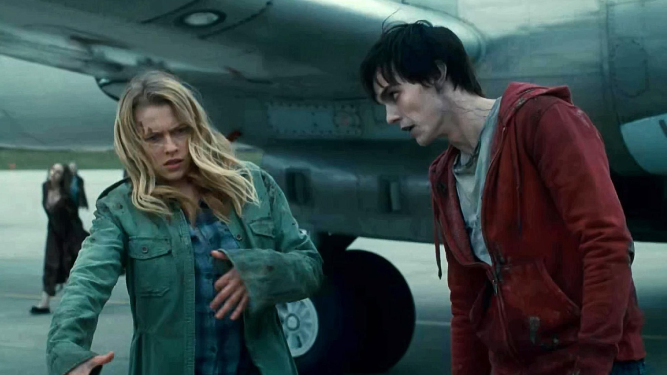 Warm bodies girl and zombie
