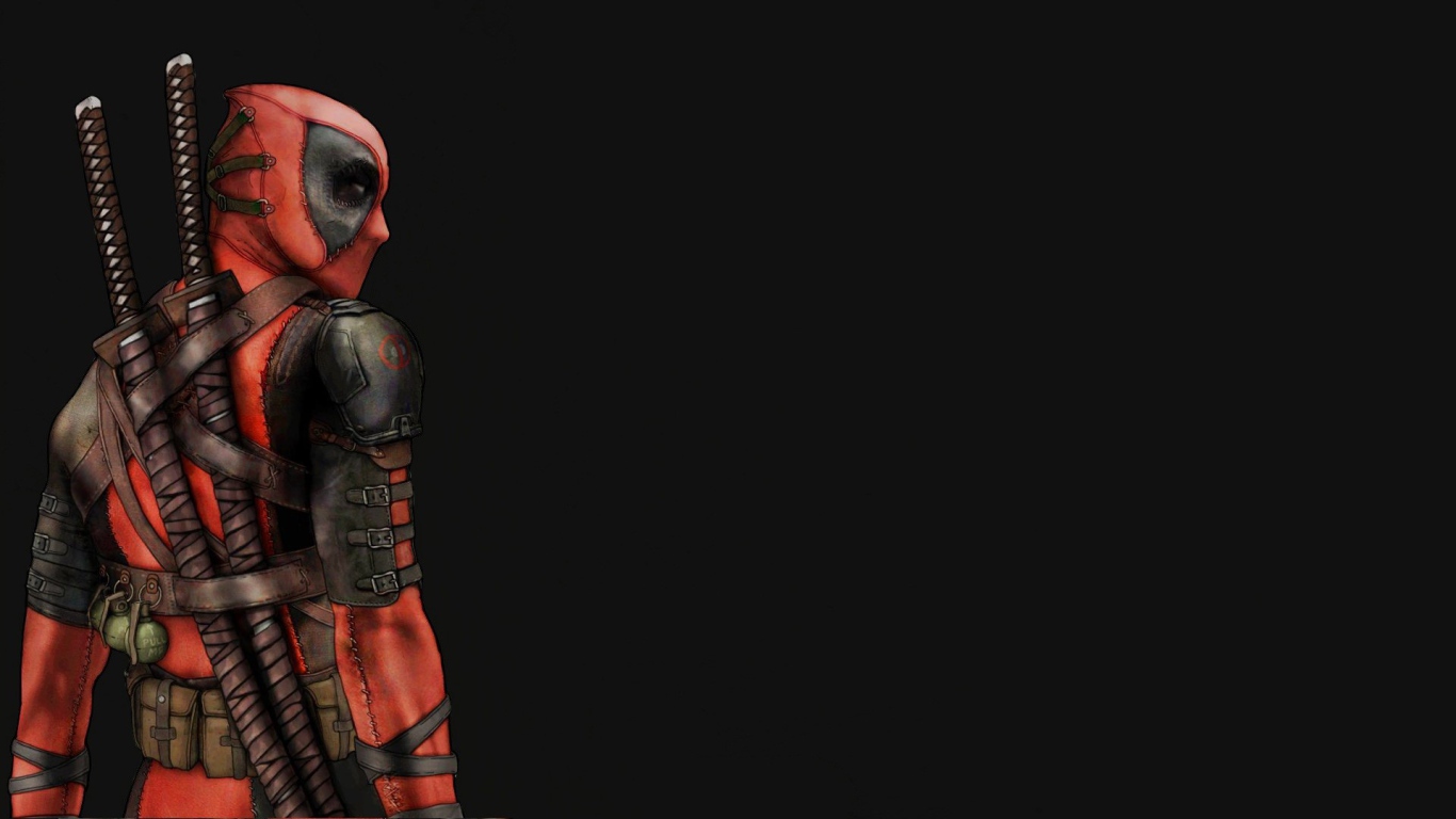 Вайд Вилсон на черном фоне