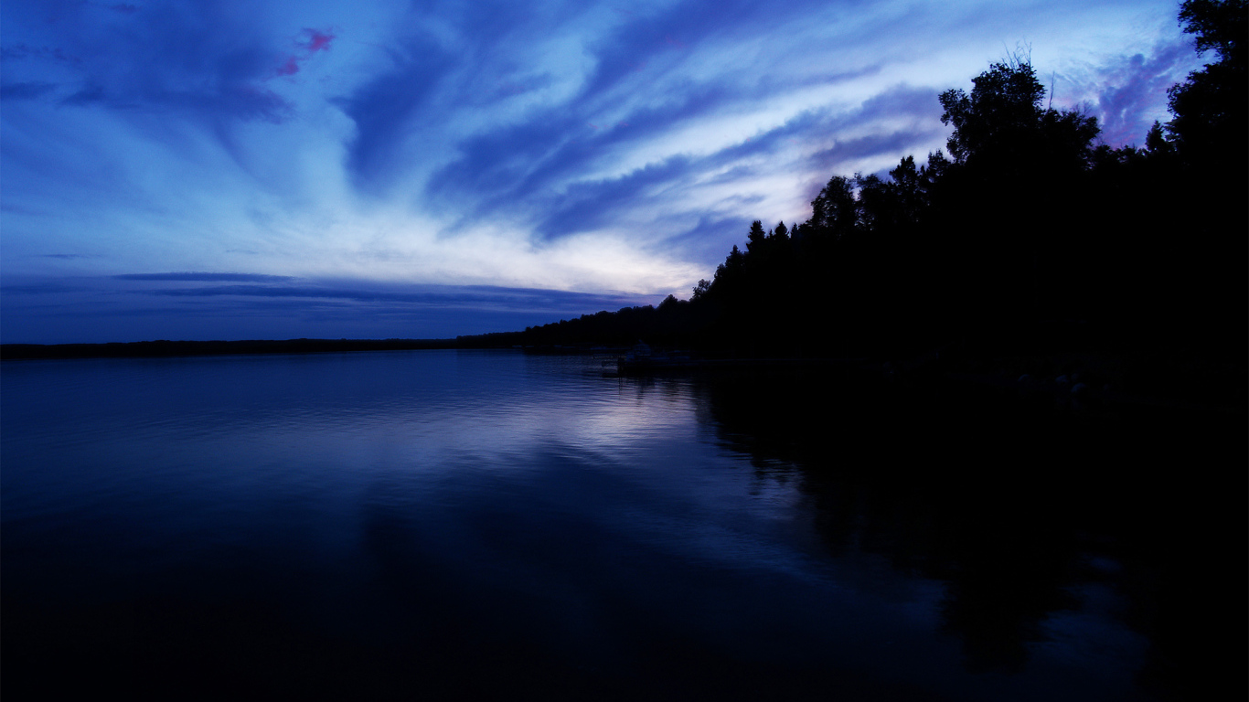 Вечерняя синева