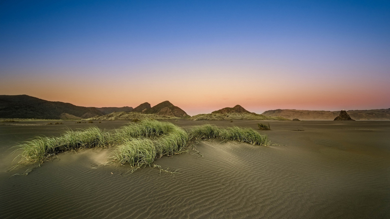 Серый пейзаж пустыни