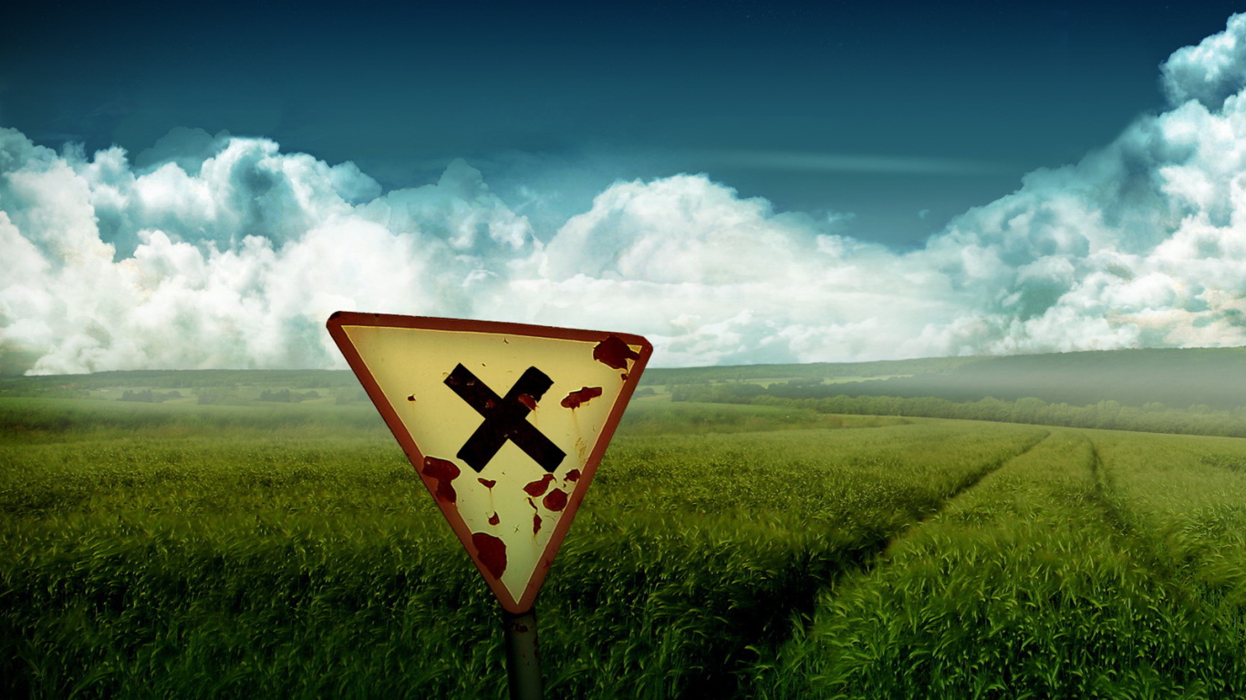 Знак на поле