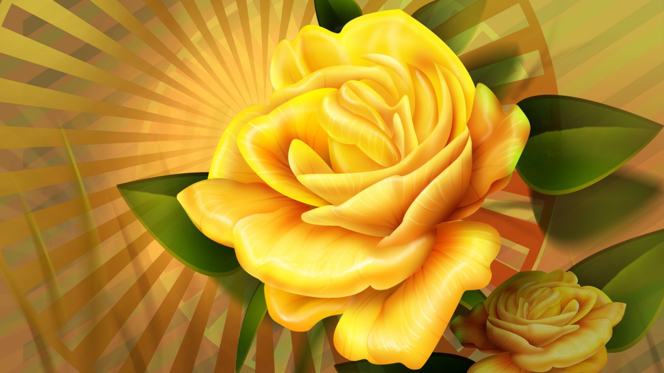 Желтые розы