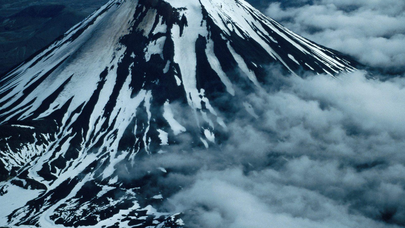 Вулкан в Новой Зеландии