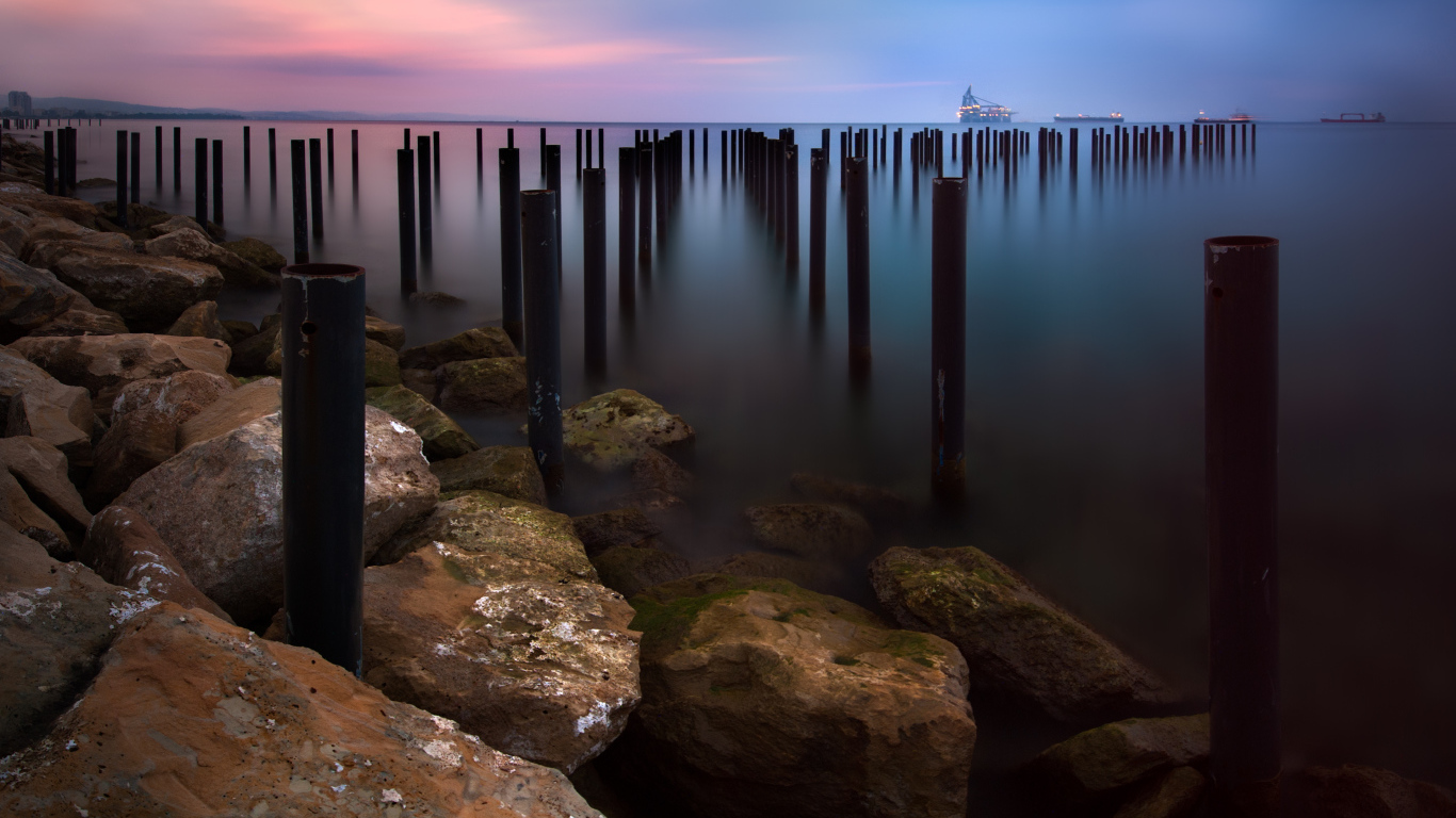 Море перед восходом солнца