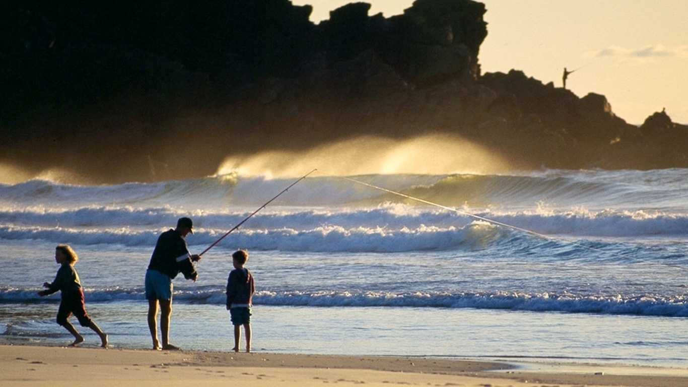 Рыбалка во время шторма