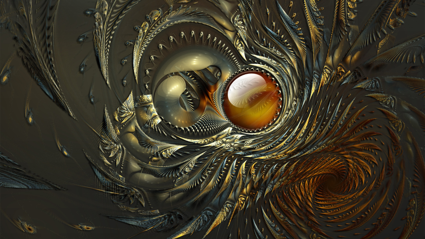 Абстрактные перья павлина