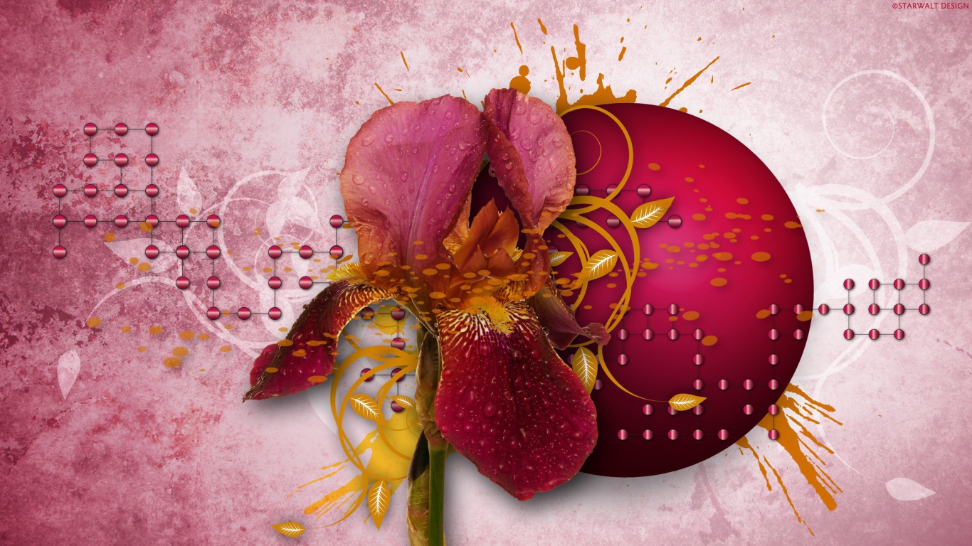 Абстракция с лепестками