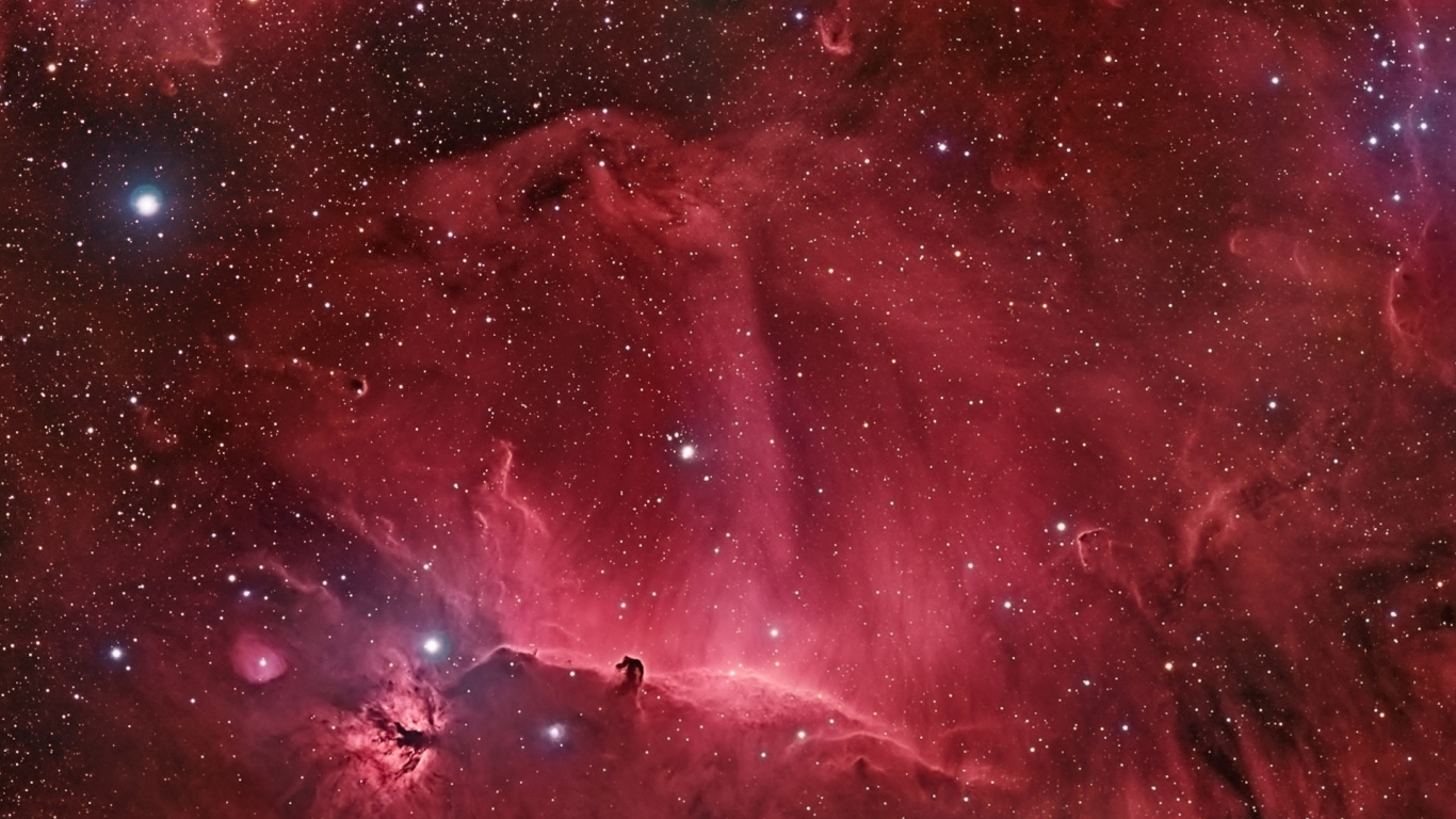 Красный космос и звезды