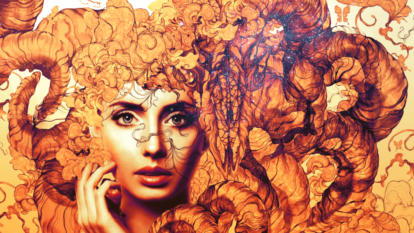 Лицо девушки