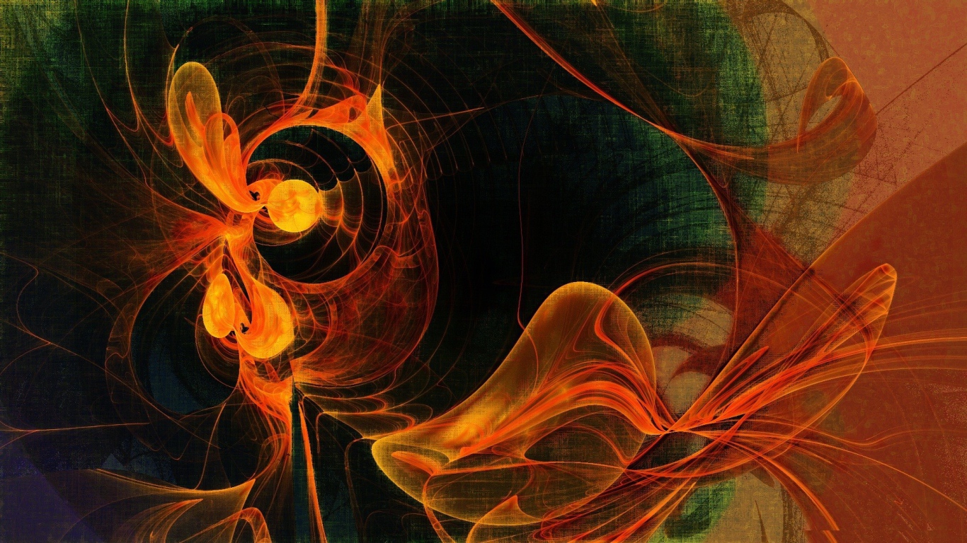 Оранжевая абстракция