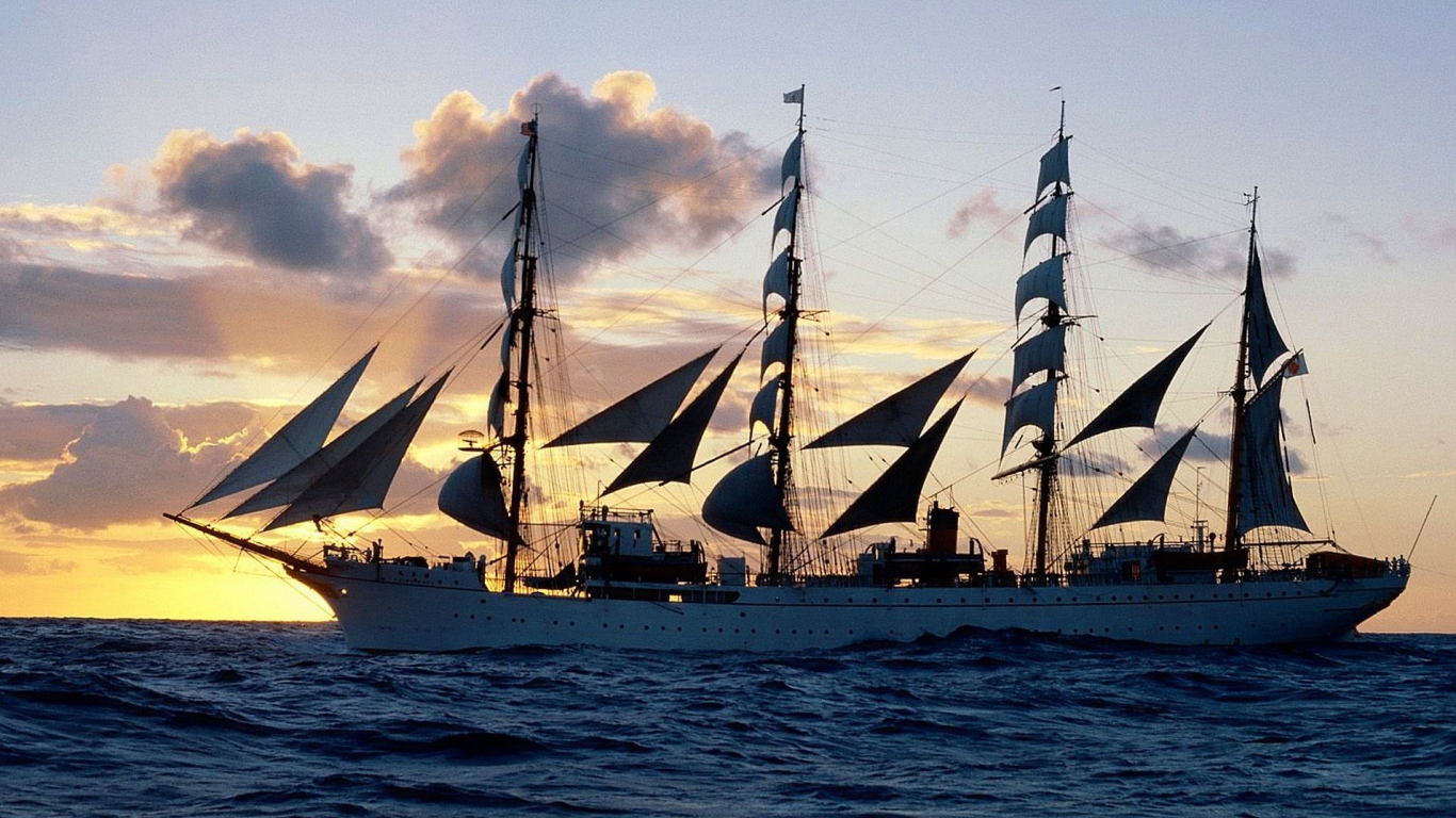 Большой парусный корабль
