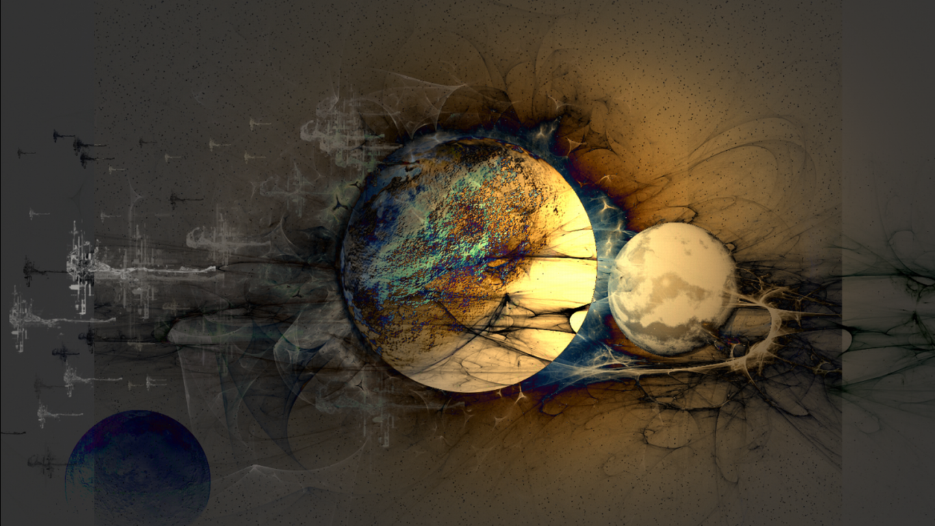 Абстрактная система планет