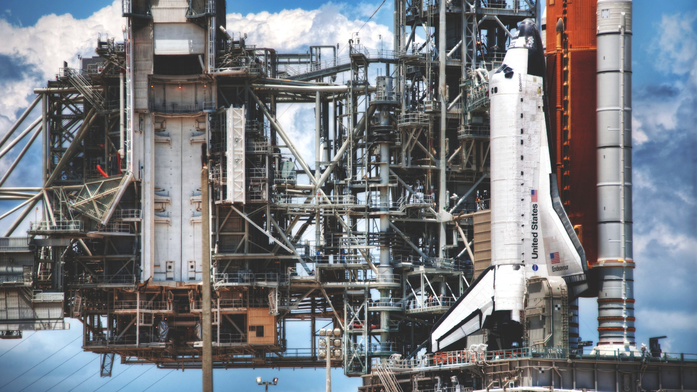 Запуск корабля Шатл