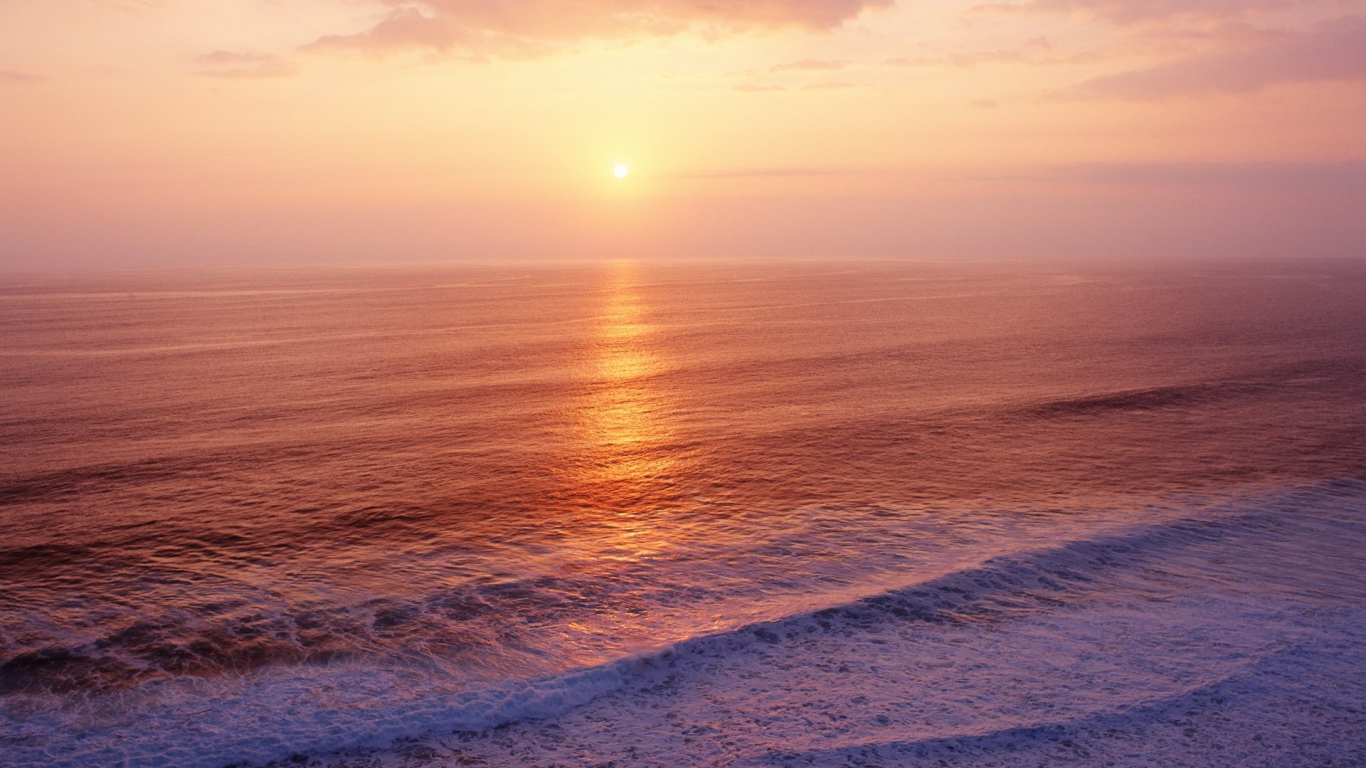 Восход над морем на Бали