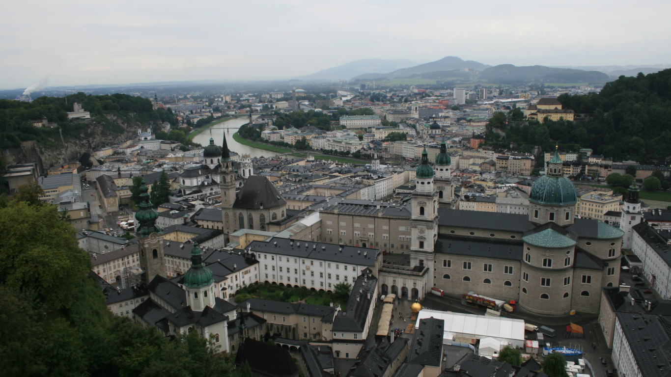 Панорама города  Зальцбург, Австрия