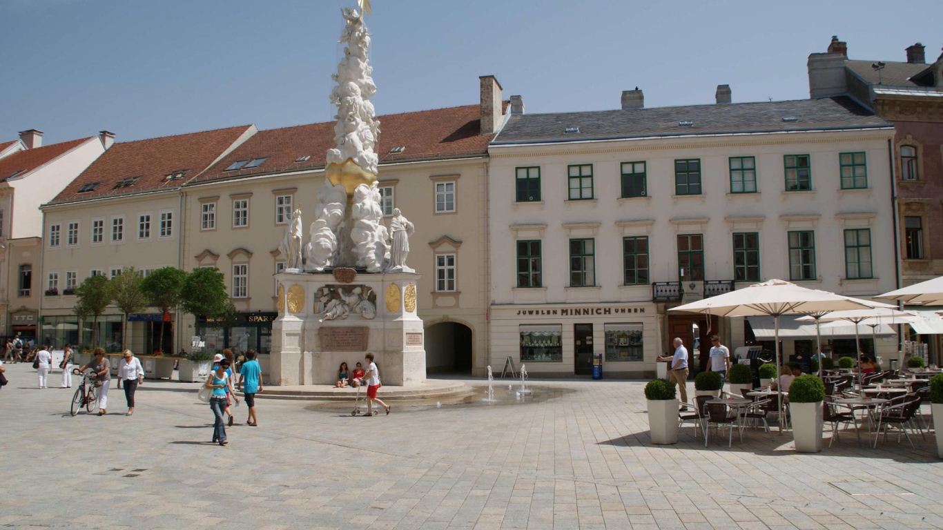 Скульптура на курорте Баден, Австрия