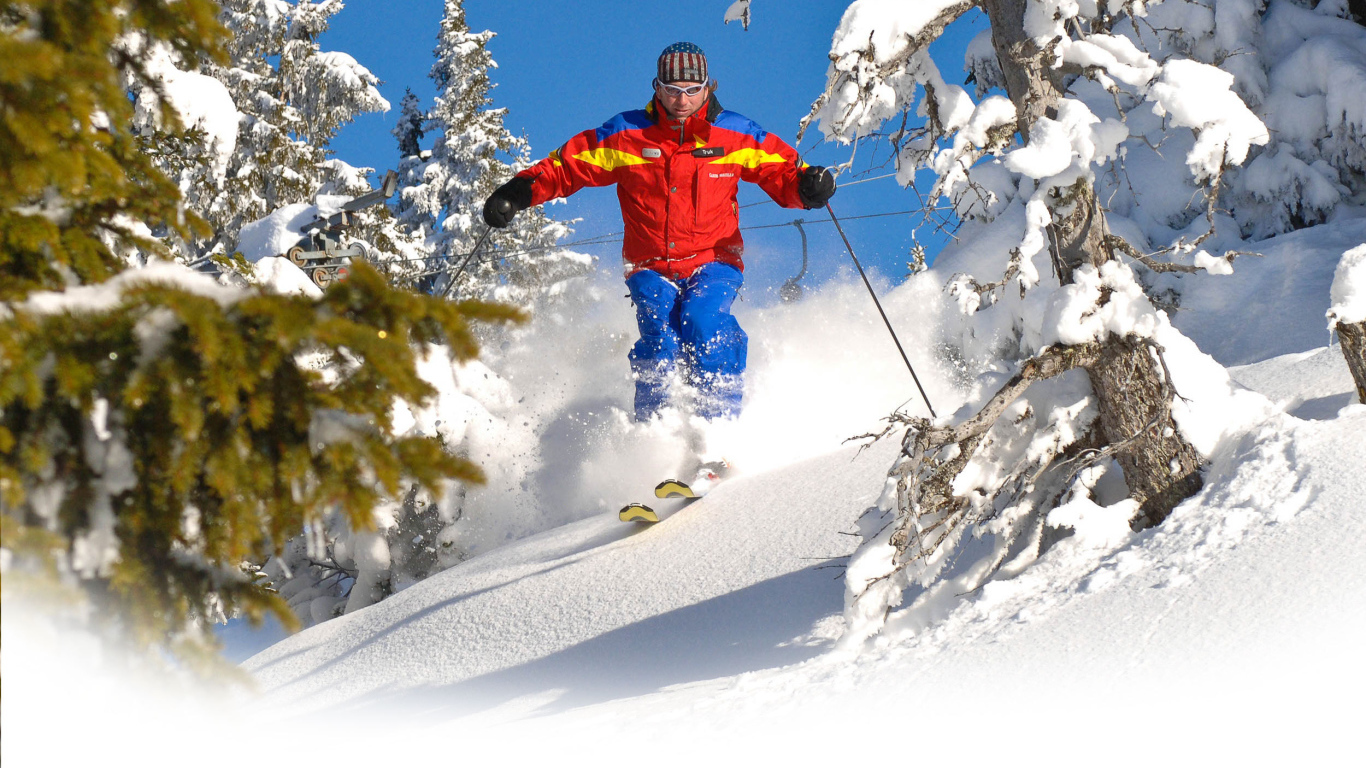 Катание на лыжах на курорте Зеефельд, Австрия