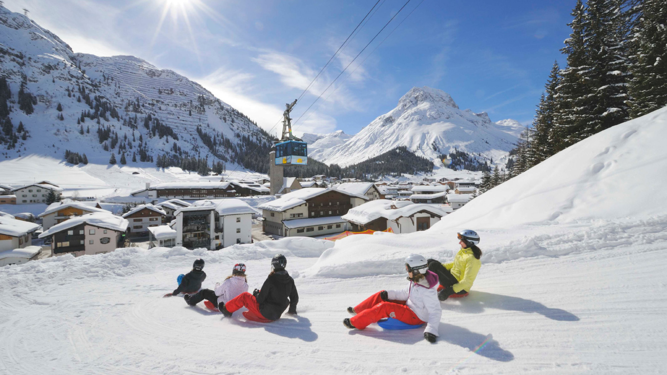 Зимний отдых на горнолыжном курорте Лех, Австрия