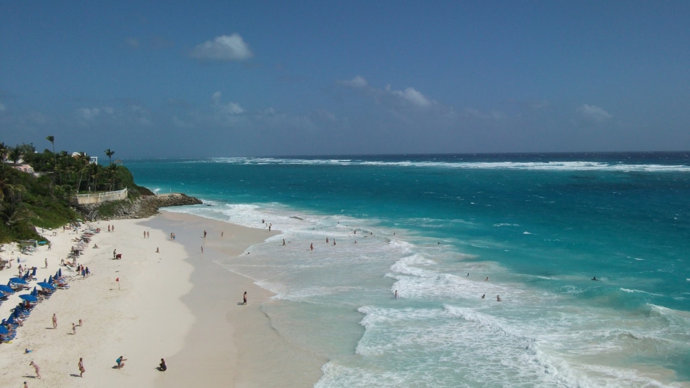 Потрясающий пляж в Барбадосе 