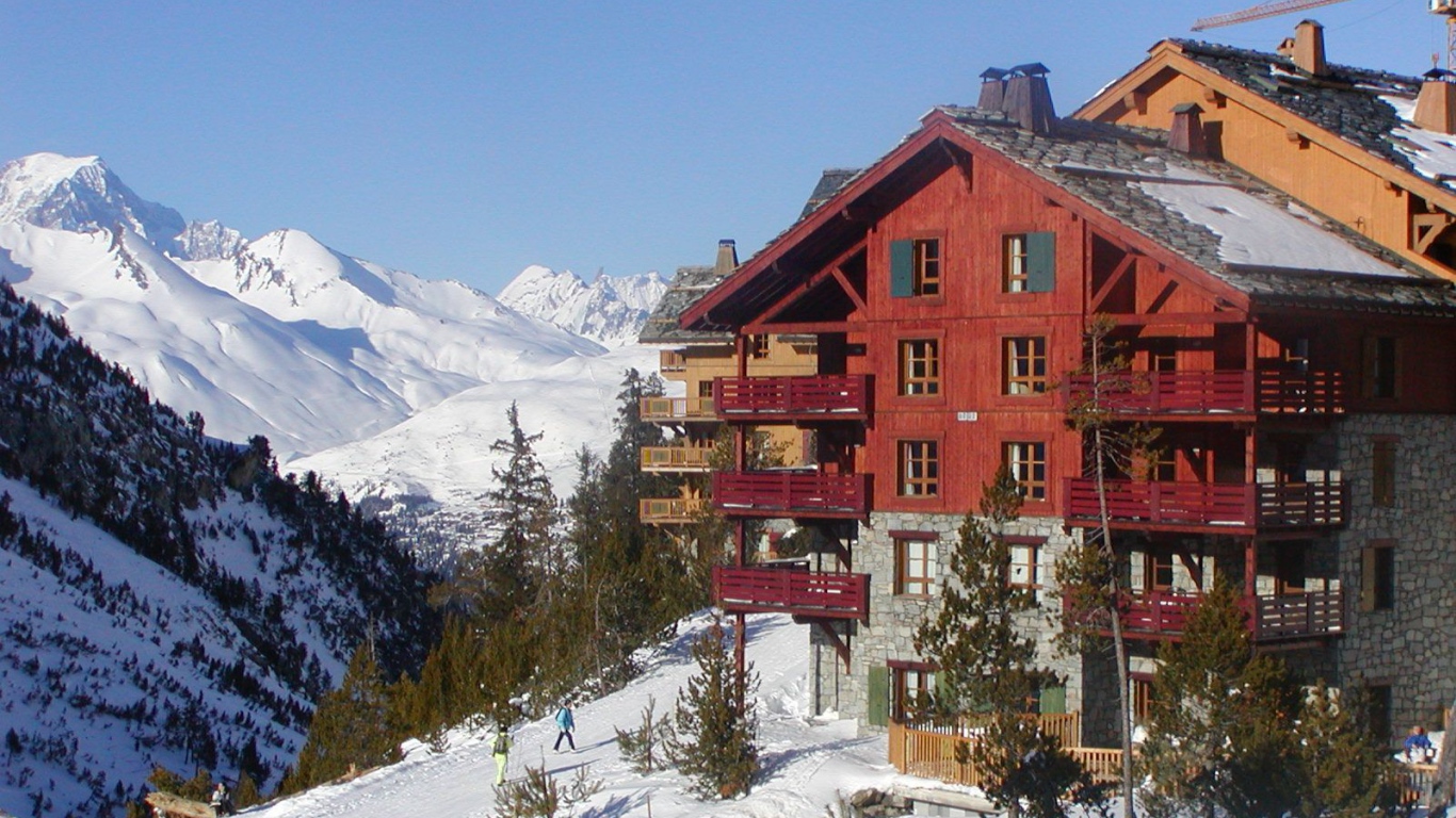 Уютная гостиница на горнолыжном курорте Лез Арк, Франция