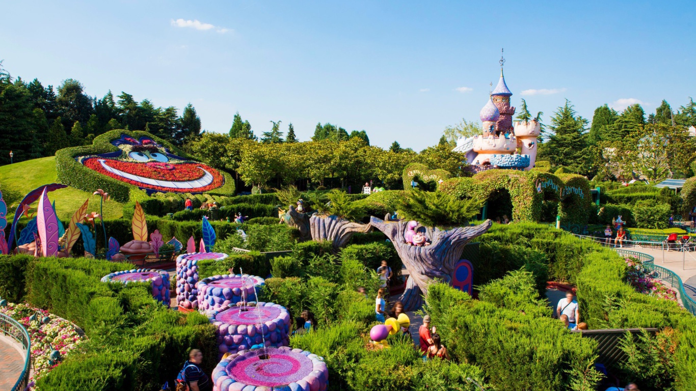 Fabulous world of Disneyland, France