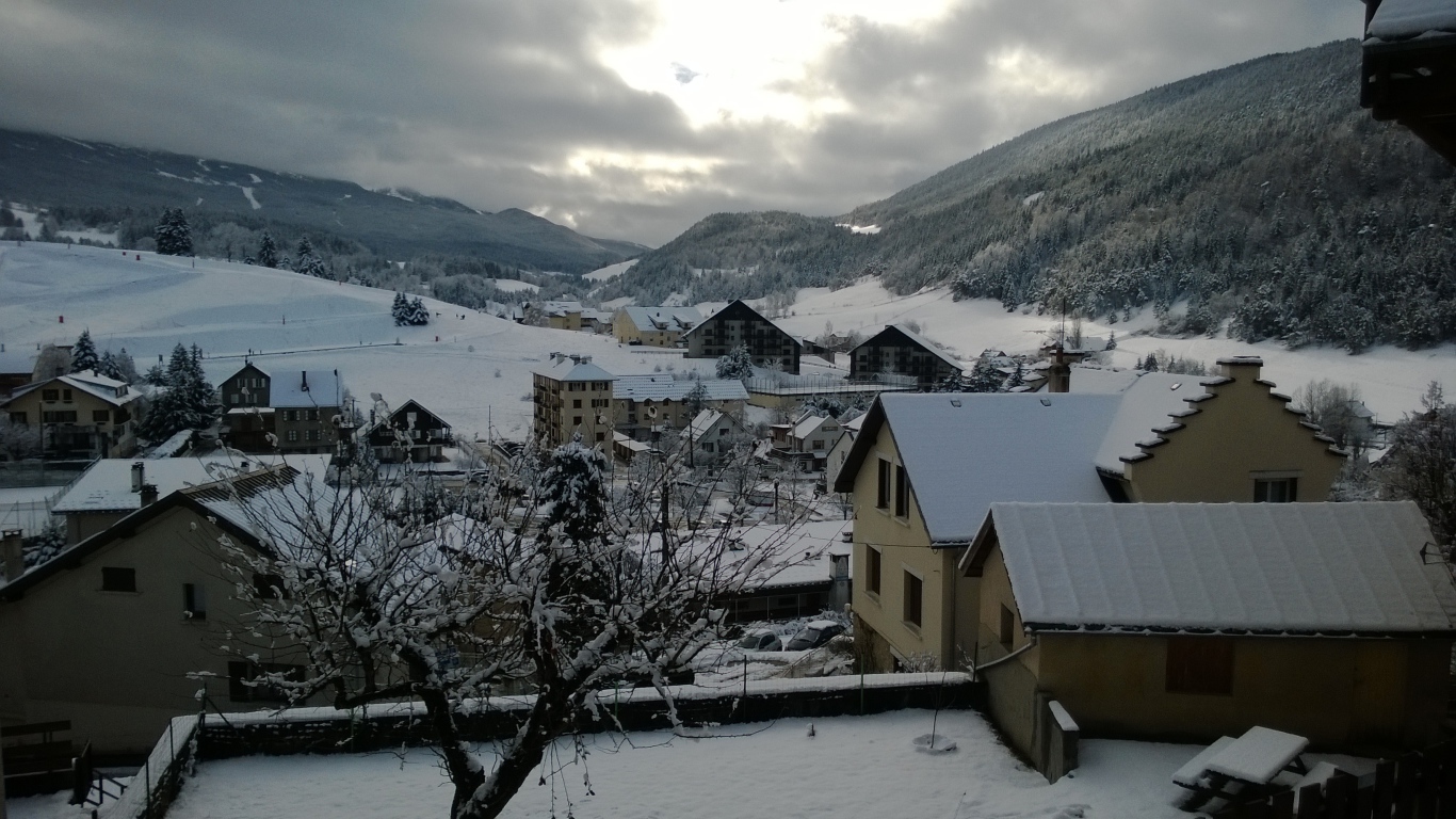 Панорама на курорте Виллар-де-Ланс, Франция