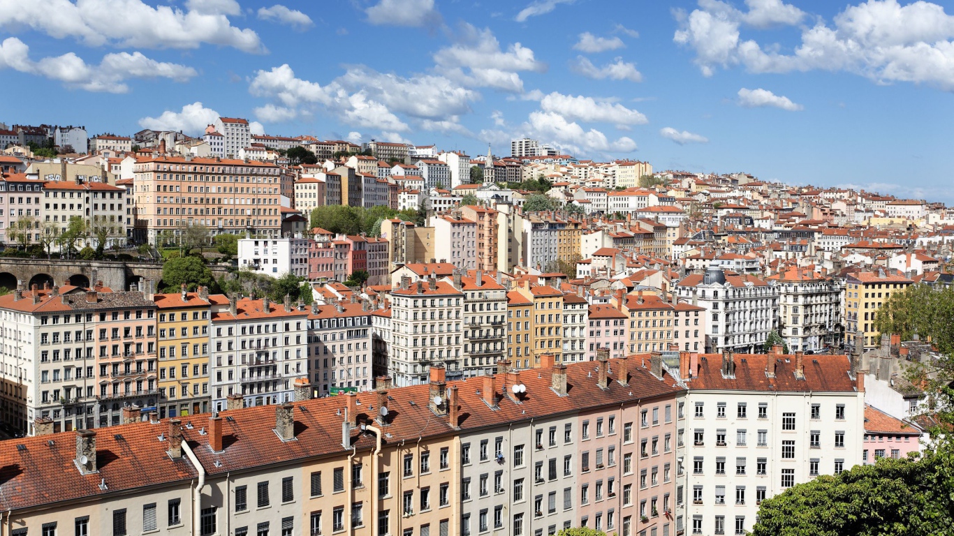 Город Лион, Франция