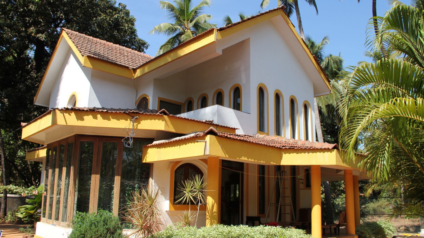 Beautiful houses in Goa