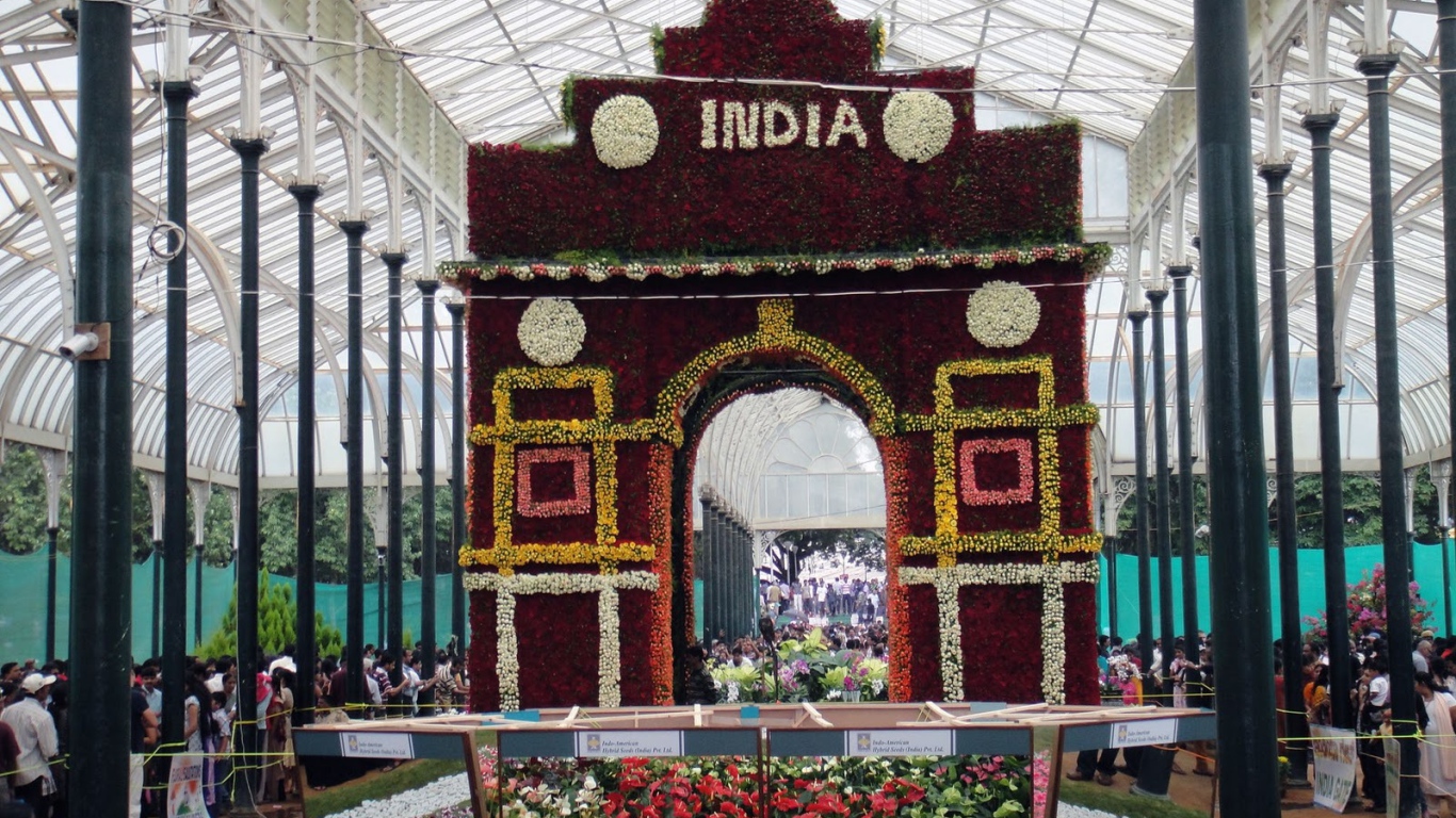 Шоу цветов в Бангалоре